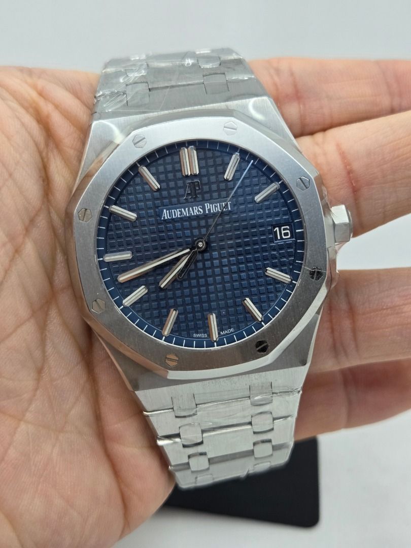 Audemars Piguet Royal Oak Jumbo Blue 15500 15500ST RO ROO AP, Luxury ...