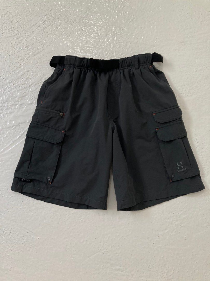 Authentic HAGLOFS Cargo Outdoor Nylon Short for Men s Waistline 28 36 Men s Fashion Bottoms Shorts on Carousell