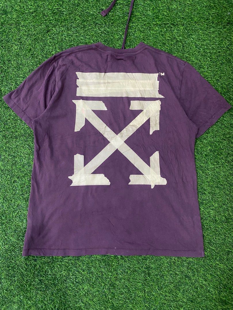 AUTHENTIC OFF WHITE TAPE SHIRT (Category: Tshirts & Polo Shirts ) located in Pinamalayan. Submitted by initialthriftstore (Listing ID 1317639958, Image 1). Description: FOR SALE‼️ Authentic Off White Shirt VERY GOOD Condii Dimes: 31x24 ✅ Color Rate: 9.5/10 ✅ Issues: Pm lang po mga boss very minimal ✅ Pm lang po sa may gusto mga boss 😇.