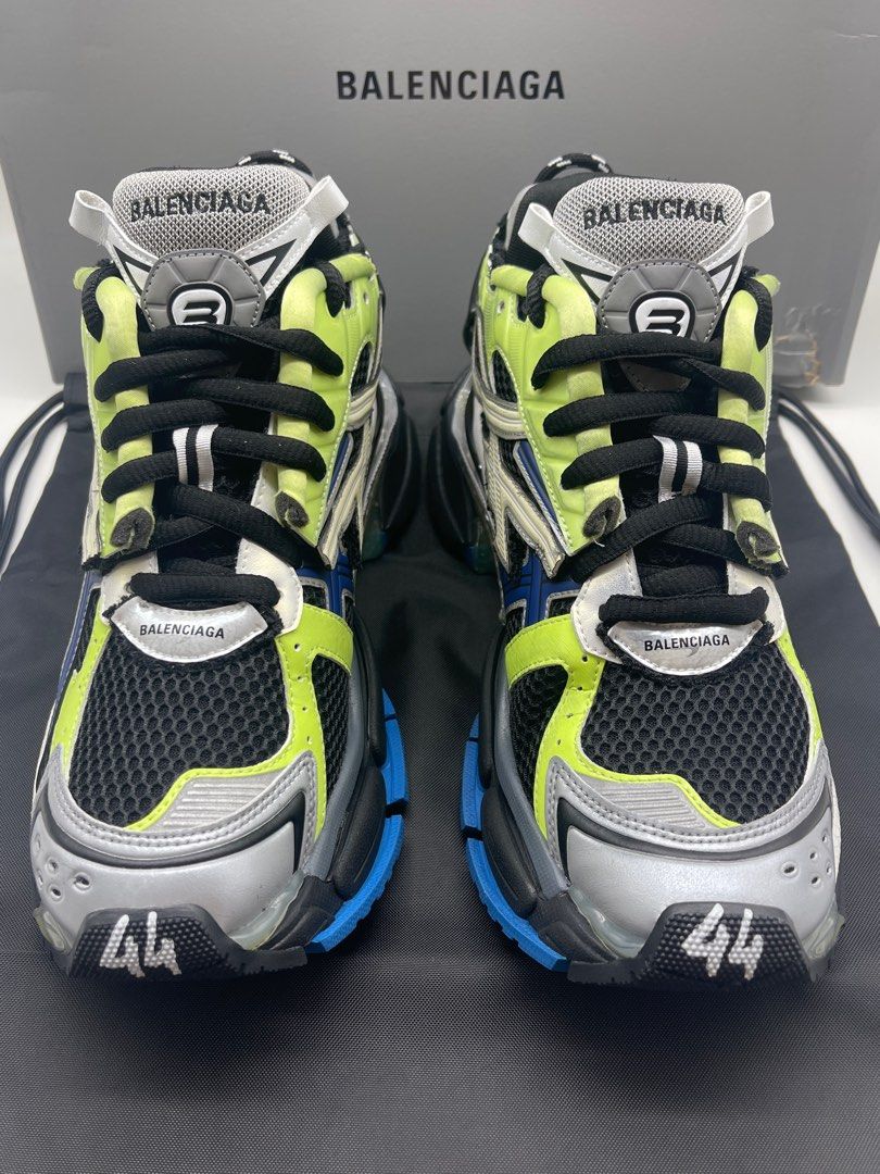 Grey green balenciaga runners outlet