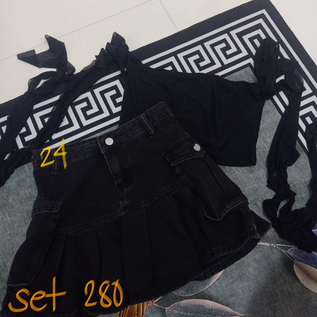 Cargo skirt set shop