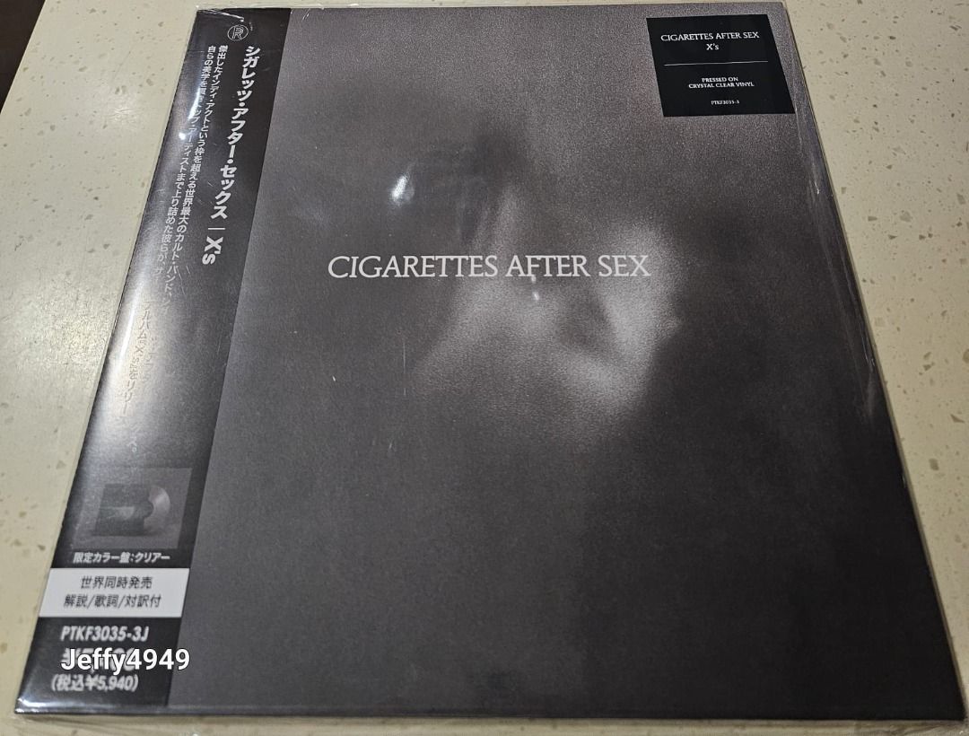 Cigarettes After Sex – X's Limited Edition Crystal Clear Vinyl 2024,  Hobbies & Toys, Music & Media, Vinyls on Carousell