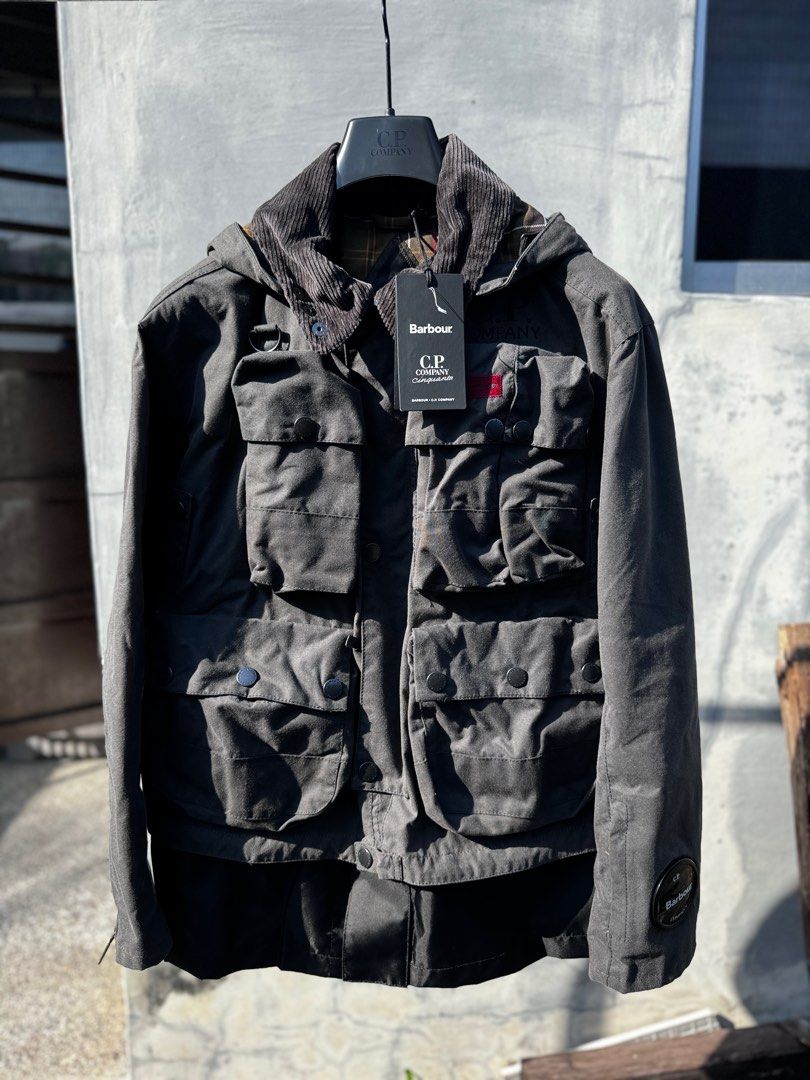 Cp Company X Barbour 500 Miglia Wax Jacket, Men's Fashion, Coats