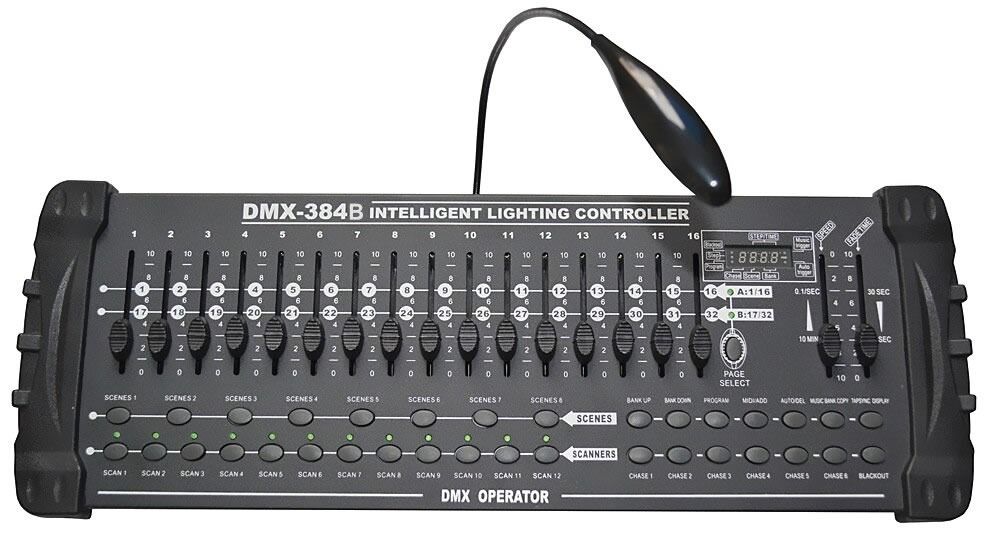 DMX 384B Light Console Professional 384 Intelligent DMX Controller With ...