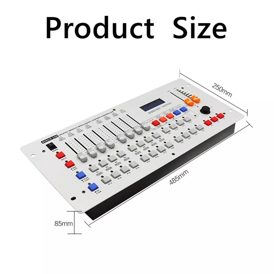 DMX Controller DMX 512 DJ Lighting Disco 240CH Controller Console For ...