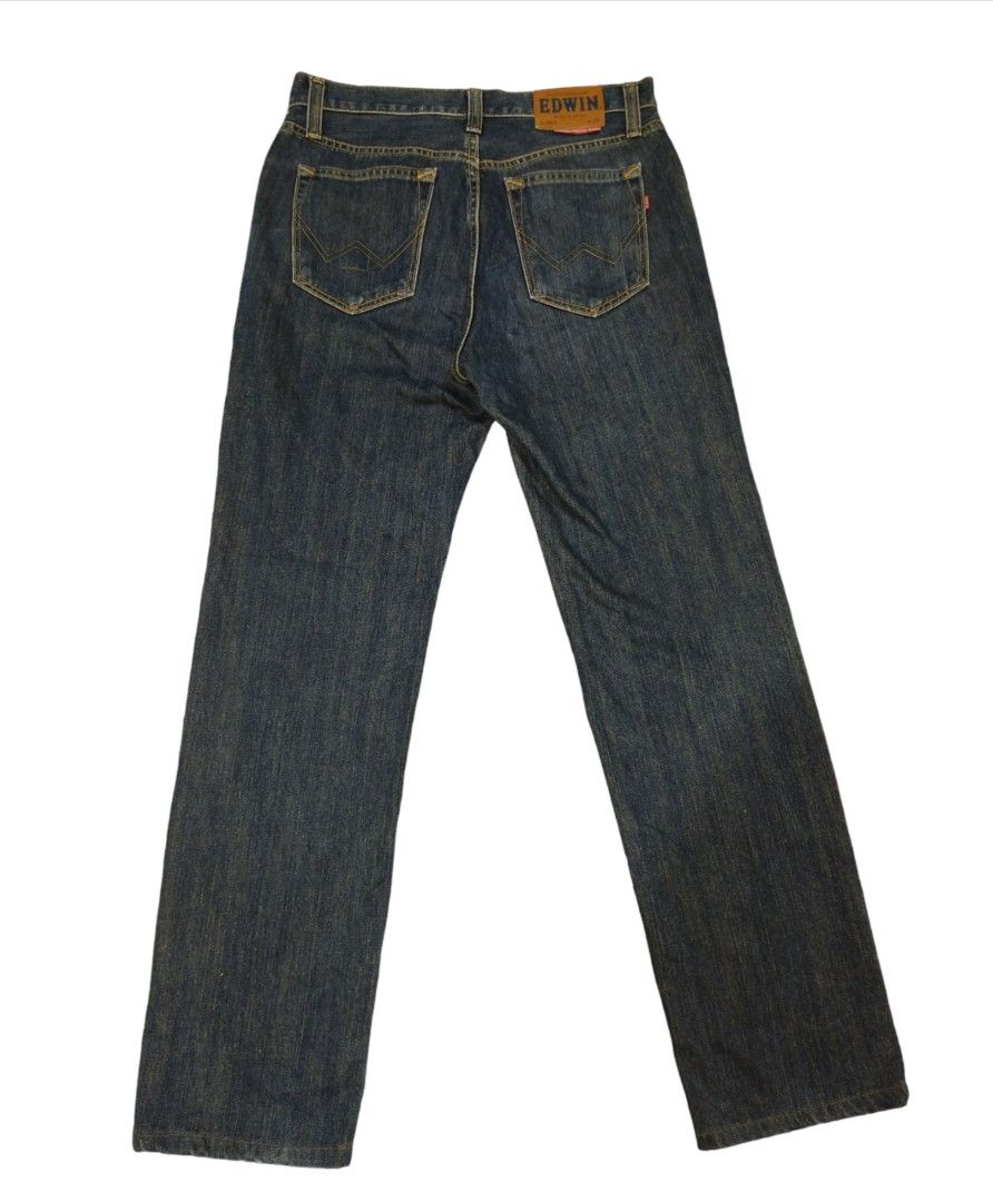 EDWIN DENIM PANTS (Category: Jeans) located in Baguio. Submitted by luxeloom099 (Listing ID 1317680454, Image 1). Description: Edwin denim pants size 32 actual size no issue.