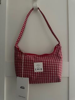 emis 红色格子腋下袋64226814123010110