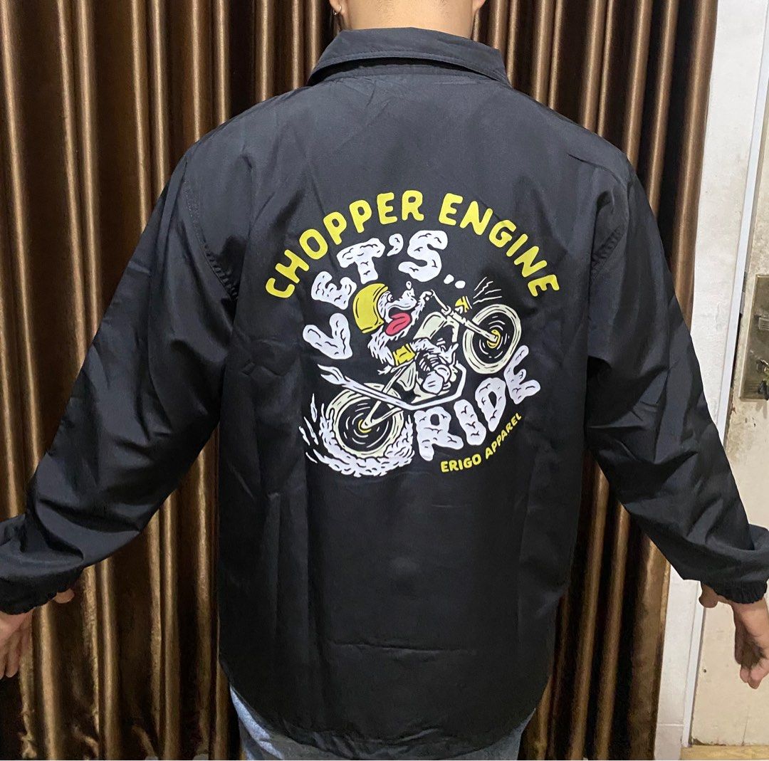 Erigo Coach Jacket Fesyen Pria Pakaian Baju Luaran di Carousell