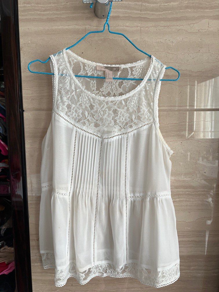 White peplum top forever 21 on sale