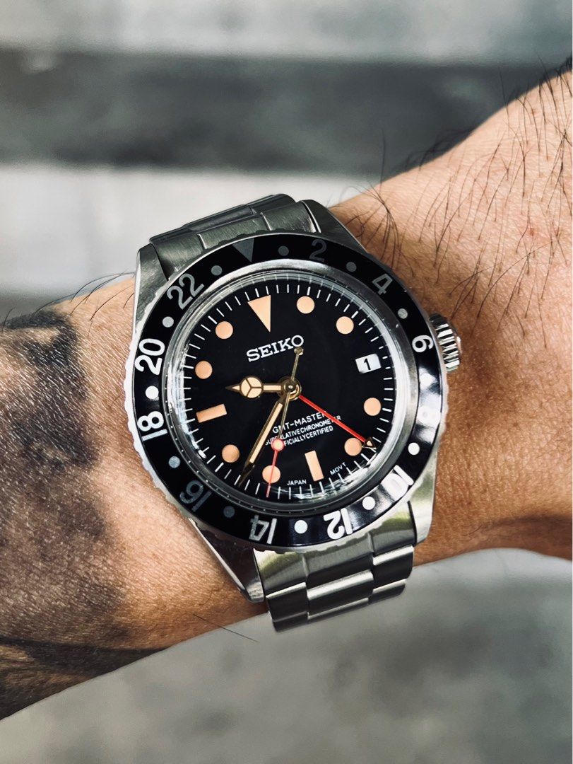 GMT NH34 vintage inspired build, Luxury, Watches on Carousell