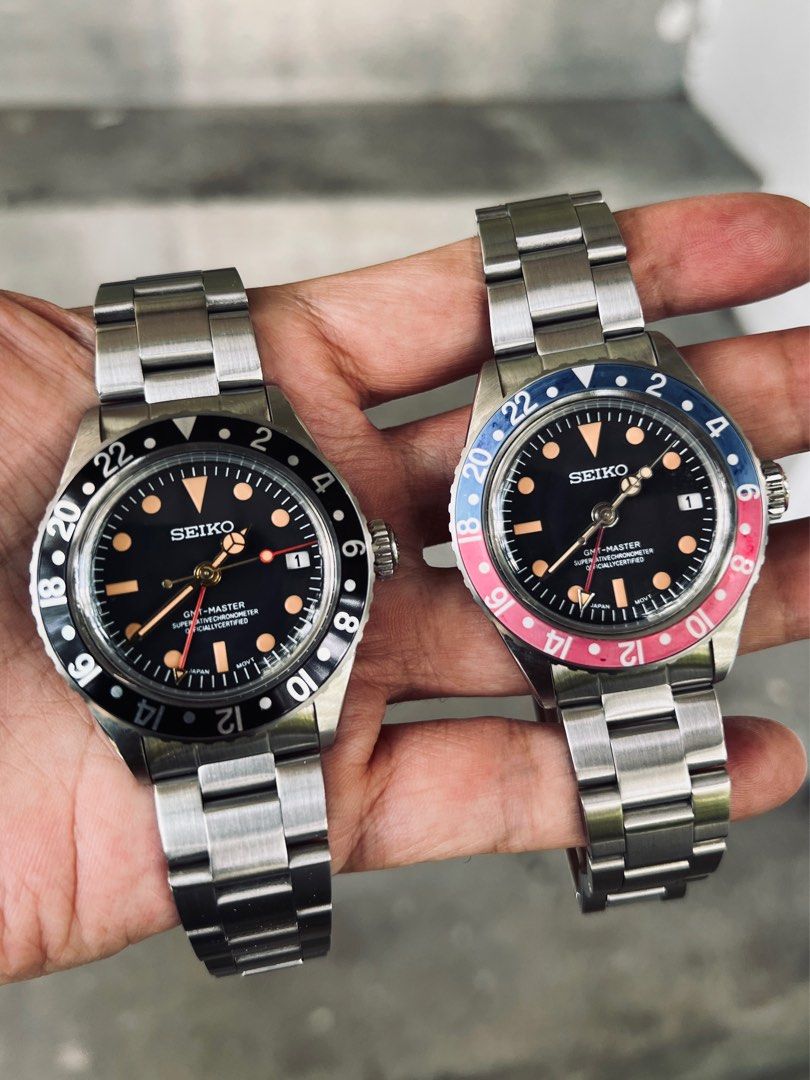 GMT NH34 vintage inspired build, Luxury, Watches on Carousell