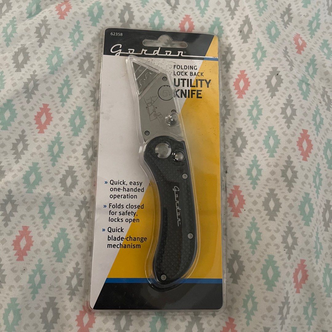Gordon Folding Lock Back Utility Knife (Category: Knives & Chopping Boards) located in San Jose. Submitted by salt02 (Listing ID 1317603291, Image 1). Description: From USA Brand new.