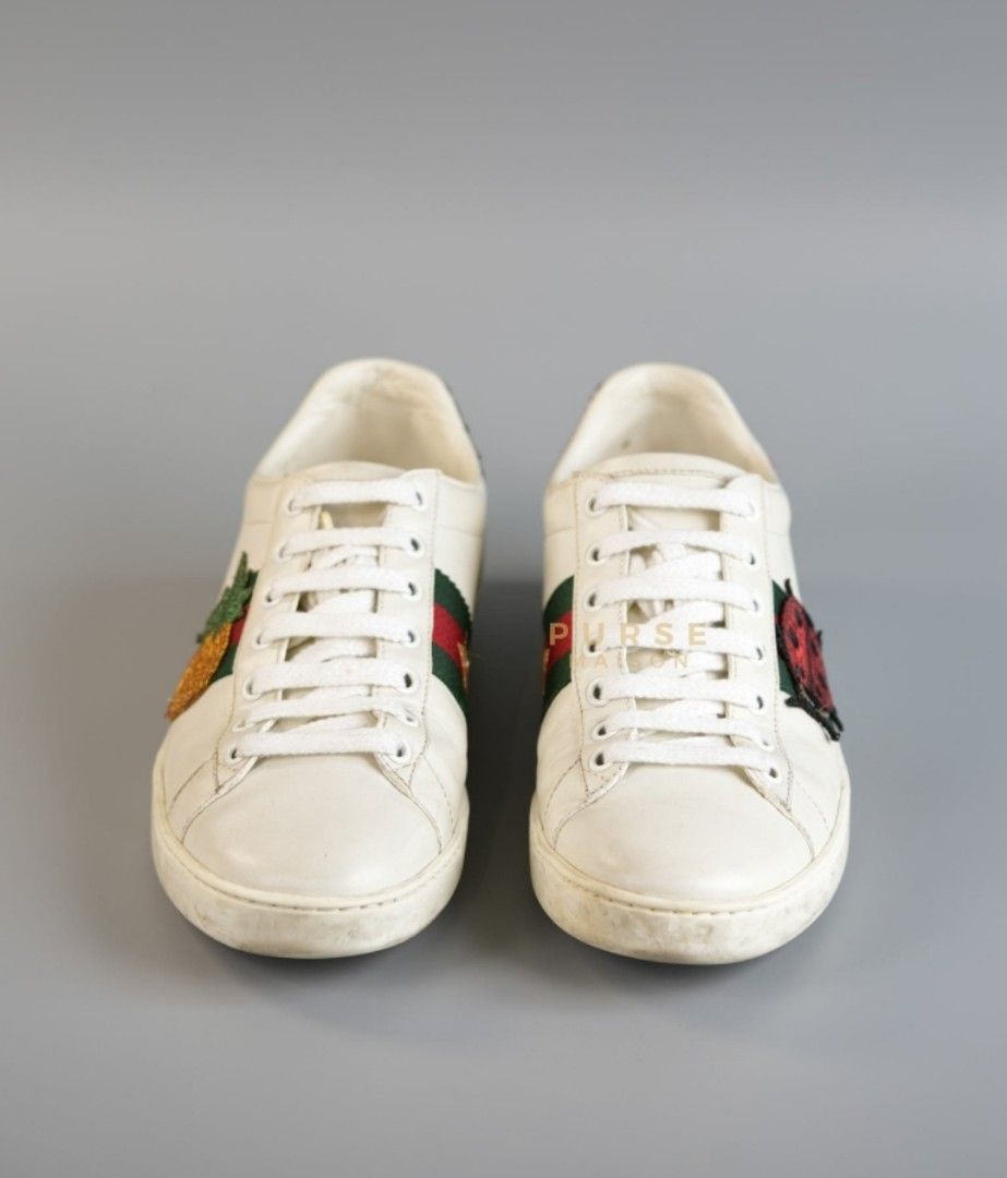 Gucci all white sneakers store