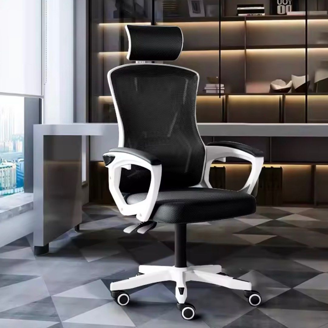 High back Ergonomic Office Chair Reclining Office Chair Recliner Gaming Chair Height Adjustable Chair Latex Cushion Computer Chair