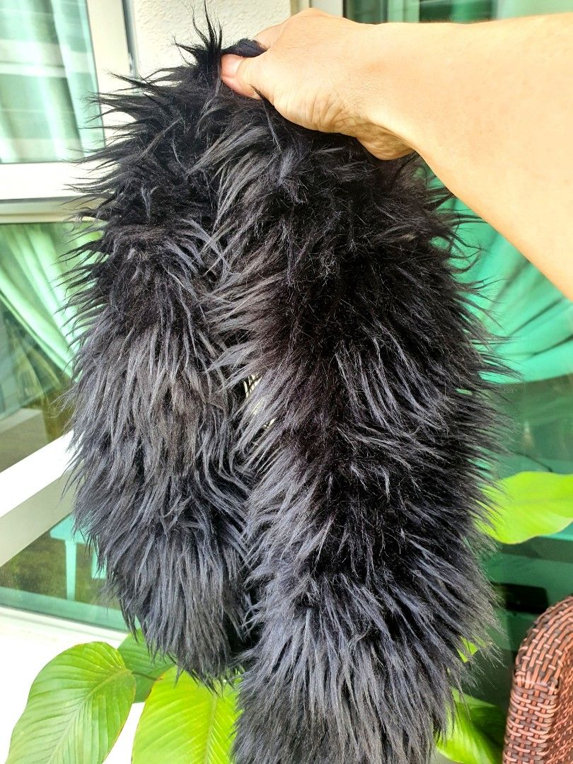 Fur scarf h&m top