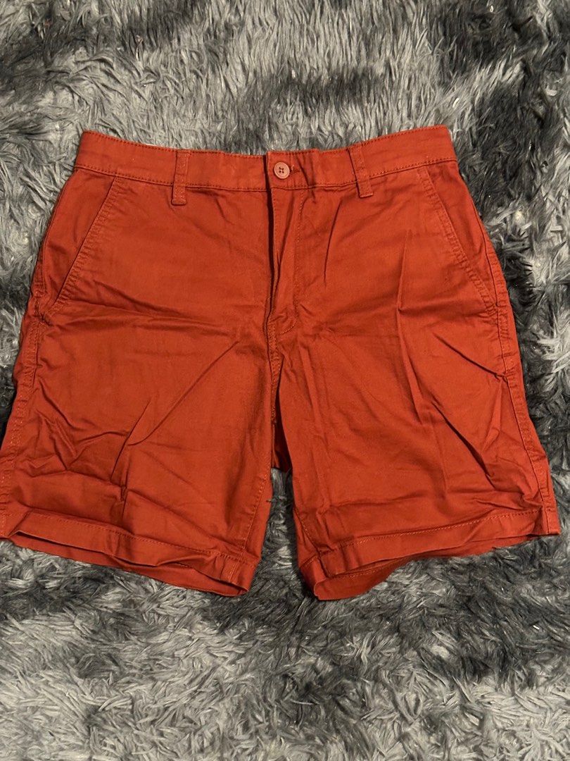H&m orange shorts shop