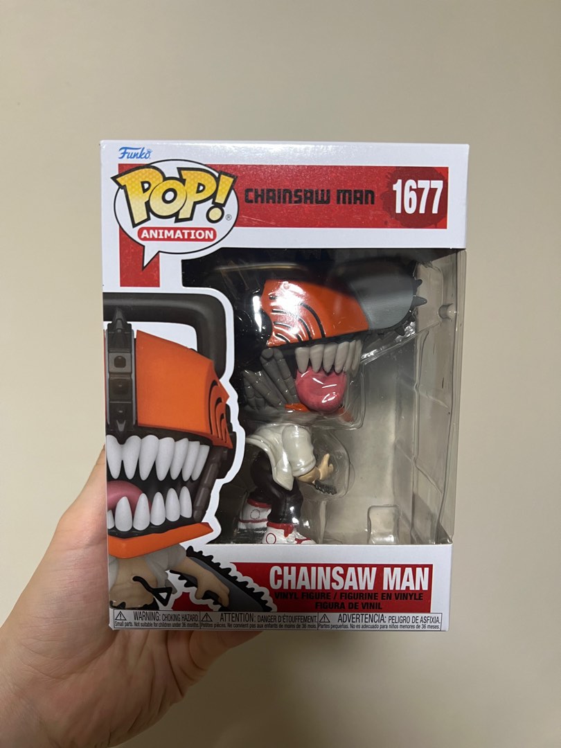 INSTOCK) Funko Pop: Chainsawman - Chainsaw man 1677 Common, Hobbies & Toys,  Toys & Games on Carousell