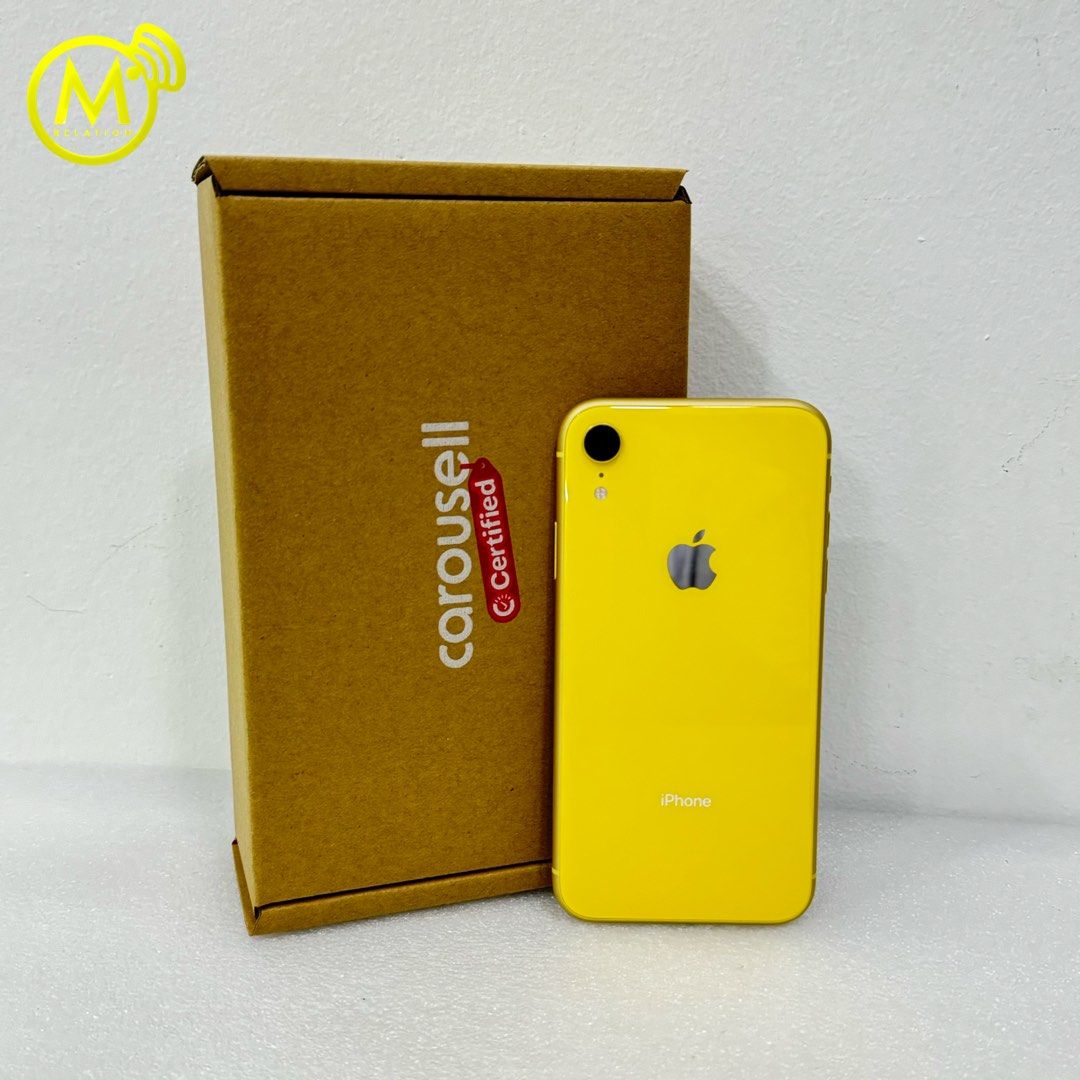 iPhoneXR 本体のみ 64GB イエロー ムスビー｜【SIMフリー】iPhoneXR 64GB イエロー 電池86％ 利用制限〇