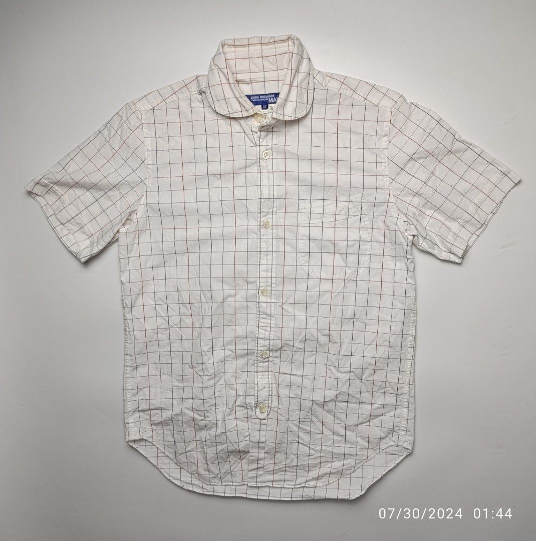 JUNYA WATANABE X CDG 2019 SHIRT (Category: Formal Shirts) located in Manila. Submitted by corner_finds (Listing ID 1317596603, Image 1). Description: size XS on tag width 19' length 27' 9/10 condition or better no flaws 1499+sf dm.