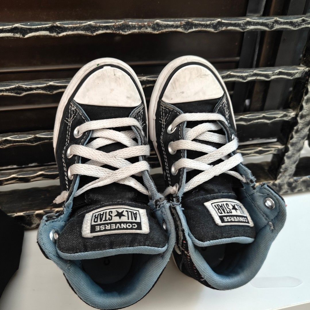 Boys converse shoes black hotsell
