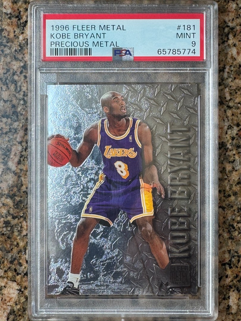 Kobe Bryant Precious Metal Rookie Card PSA 9, 興趣及遊戲, 收藏品及 