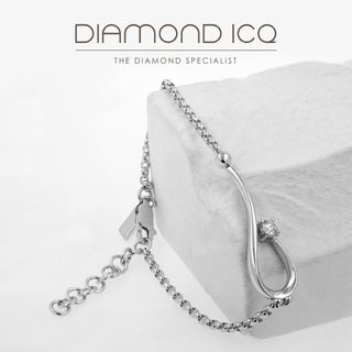 LB985⚡🏵️0.14CT🌻🌺⚡🏵️💝❤️‍🩹18K White Gold Diamond Bracelet 📢📢💢Customer Consignment Item📢📢💍💍Diamond ICQ Diamond Searcher💍🔥 Hong Kong's Largest In-Stock Diamond Boutique on Upper Floors🎁 There's Always the Perfect One for You🥰 Welcome to Enquire😎64195420525441110