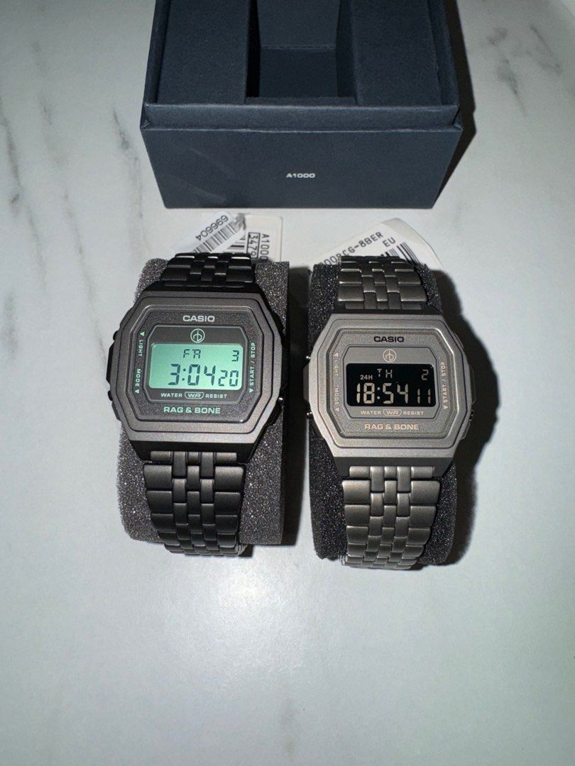 Limited edition CASIO x Rag & Bone, A1000 series - Black