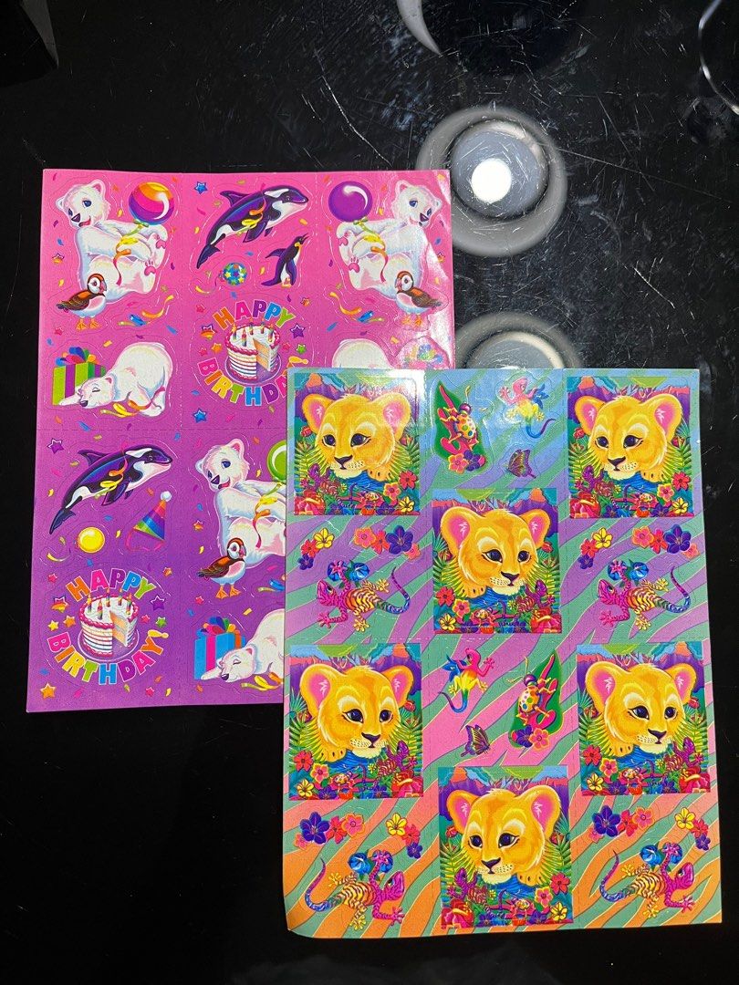 Lisa Frank Stickers (Category: Emblem, Sticker and Decals) located in Mandaluyong City. Submitted by hgnsnts (Listing ID 1317573635, Image 1). Description: - 350 + SF - RFS: decluterring.
