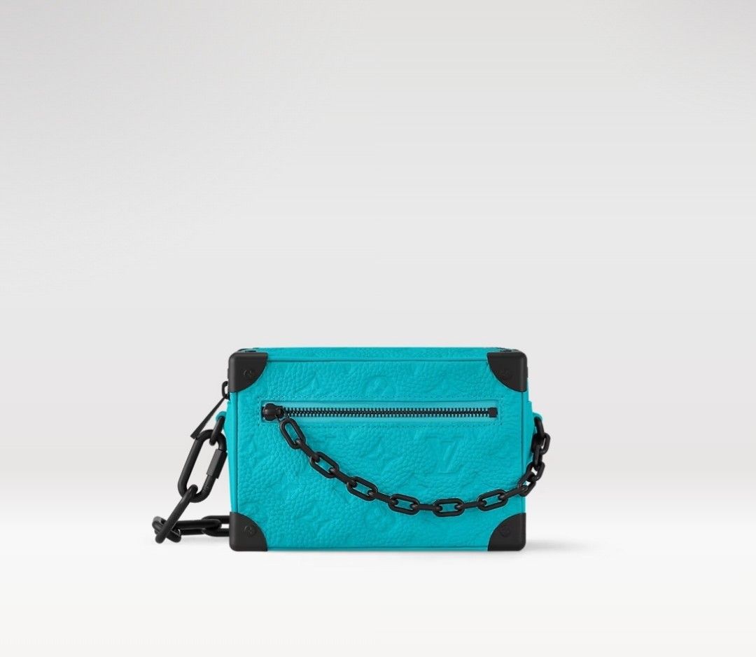 LV Mini Soft Trunk Colour Turquoise Men s Fashion Bags Sling Bags on Carousell