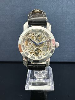Model 1980A Black Skeleton Auto watch, Men's Fashion, Watches ...