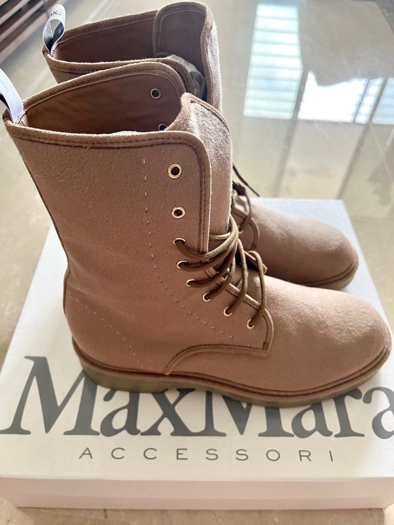 Max mara combat boots shop