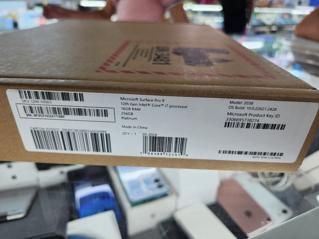 Microsoft Surface Pro 9 "Core i7" "12th Generation" 256gb 16g ram (Category: Laptops & Notebooks) located in San Juan City. Submitted by AshleyandLynGeneralmerchandise (Listing ID 1317608297, Image 2). Description: 🍒We Buy and Sell and Trade in Phones , Tablets and more... 🍒We do shipping nationwide 🍒Meet ups 🍒Deliver / Cash on Delivery 🫒Mode of Payment🫒 🍒Cash 🍒Gcash 🍒Pay Maya 🍒Bank Transfer 🍒installment via CREDIT CARD , HOME CREDIT ,