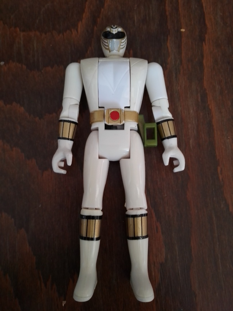 Mighty Morphin Power Rangers White Ranger Bandai (1993), Hobbies & Toys ...