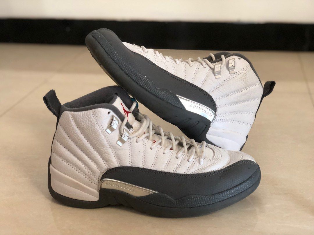 Sepatu Jordan 12 Mens Black And White Sepatu Nike Air Jordan 12