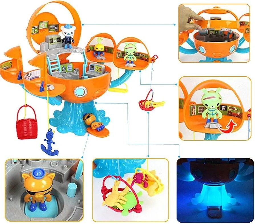 Octonauts Castle Adventure Playset (Category: Kids Toys) located in Rizal. Submitted by TheSweetSpotShoppe (Listing ID 1317609396, Image 2). Description: • Octonauts Toys Sound and Light Octopod Castle Shark Adventure Playset Barnacles Peso Kwazii Action Figure Model Toy for Kids Birthday Gift(Chinese Version)… • Explore the Seas: Octonauts Toys Unleash Adventure! Immerse yourself in a realm of imagination and education with our captivating "Ocea