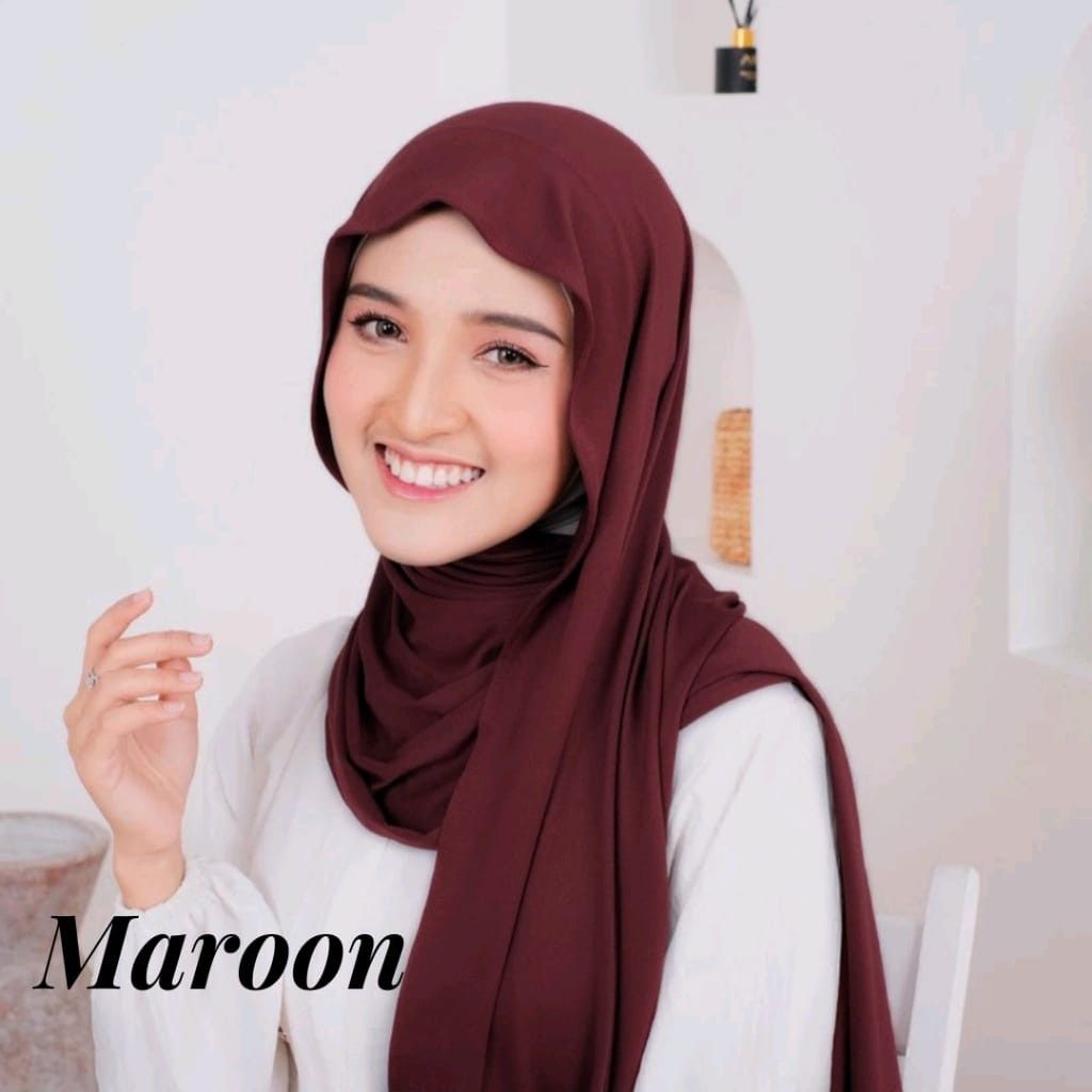 Pashmina kaos Jersey fleksibel part