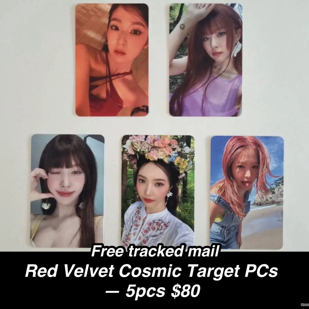 [PO] Red Velvet Cosmic Target 5pcs Photocard Set