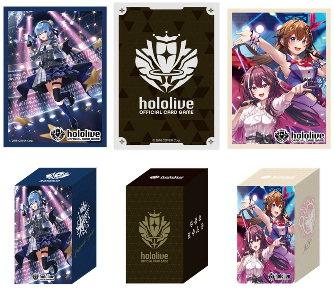 hololive OFFICIAL CARD GAME Deck Holder/ Card Sleeve LOGO / Suisei / Tokino  Sora & AZKi, Hobbies & Toys, Toys & Games on Carousell