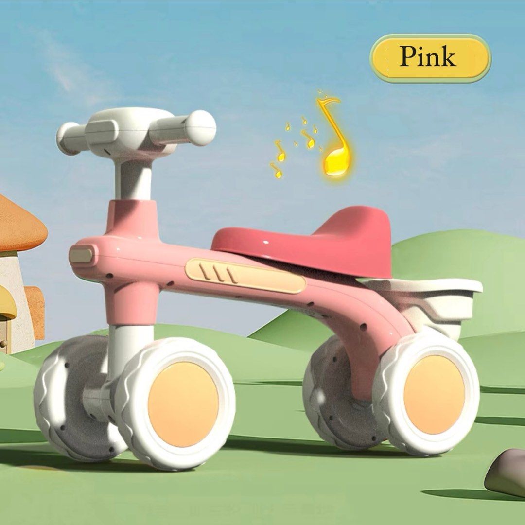 Ready Stock Indoor No Pedals Toddler Children Ride On Car Trike Balance Bike Babies Kids Infant Playtime on Carousell