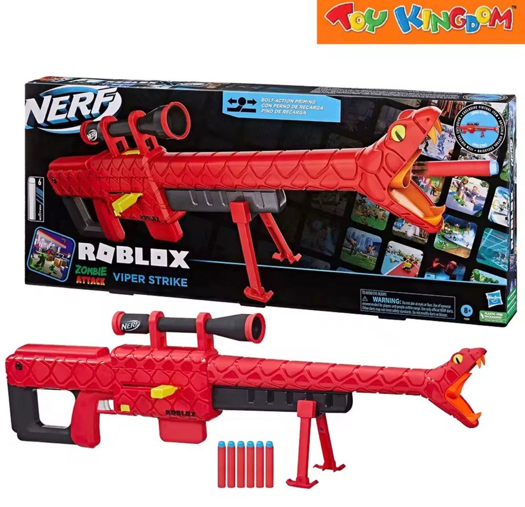 Roblox x Nerf Toy Gun (Category: Action & Battle Toys) located in Paranaque City. Submitted by janet9418 (Listing ID 1317674429, Image 2). Description: Without box and bullet . The original price is 7k + . Please don’t make too much low offer on this . Thanks 🙏 .