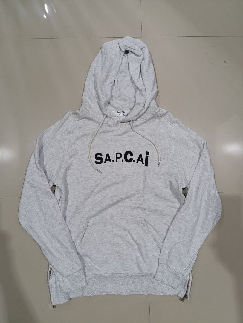 Sacai X APC taiyo hoodie, Luxury, Apparel on Carousell