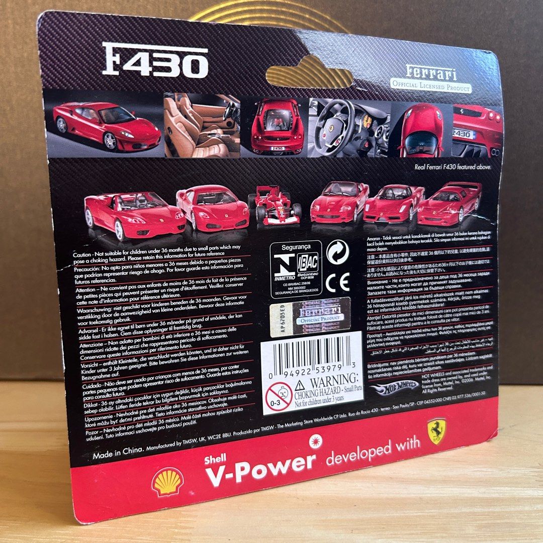 Shell V power Ferrari F430, Hobbies & Toys, Collectibles & Memorabilia ...
