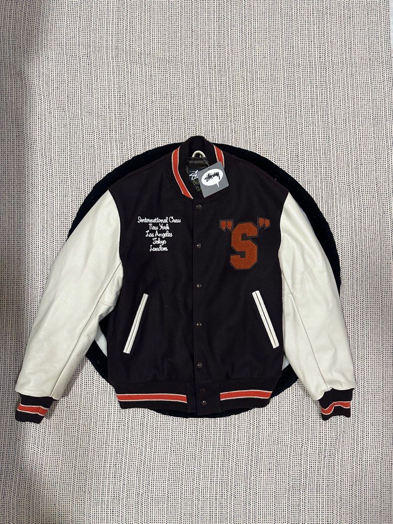 Stüssy Golden Bear Varsity Jacket, 他的時尚, 外套、夾克、大衣在 