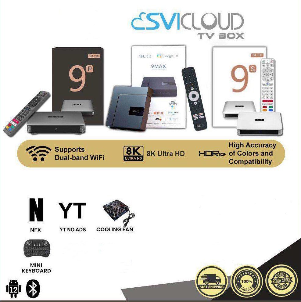 SVICLOUD 9P Android TV Box 【公式通販】