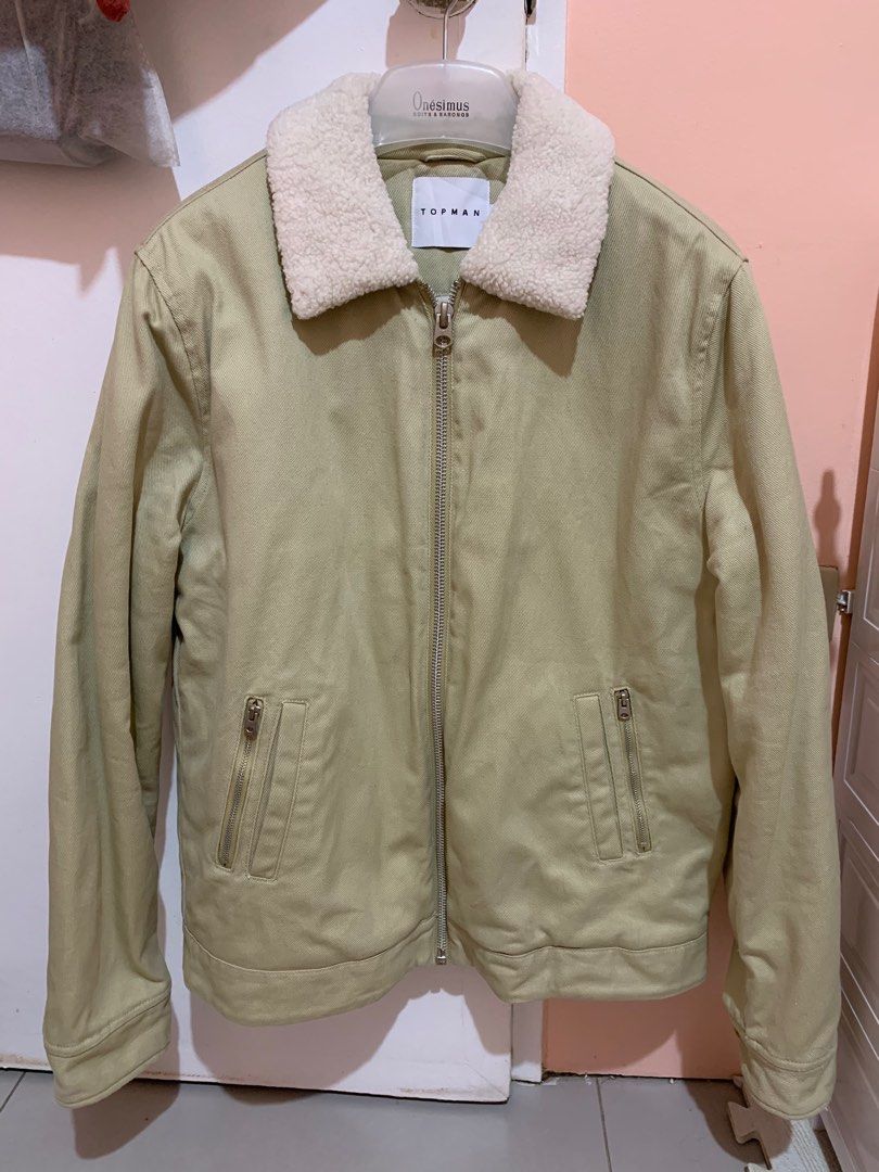 Topman shearling jacket 2025