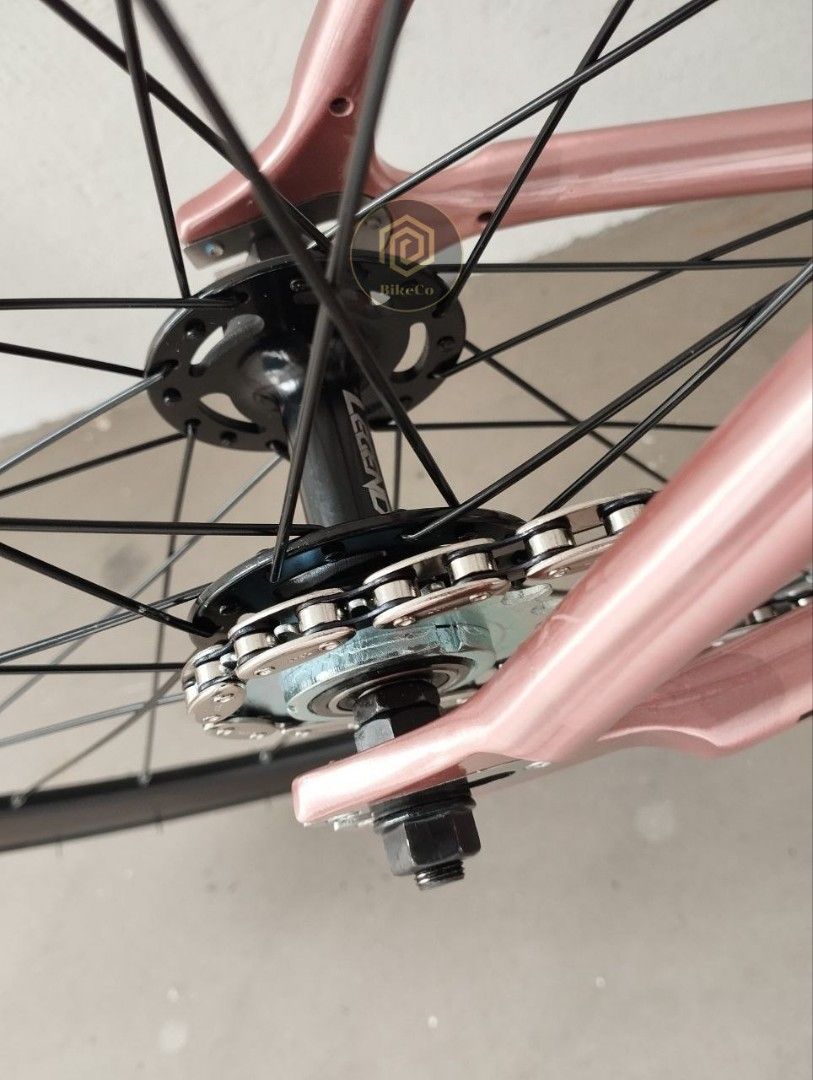 Rose gold bmx bike hotsell