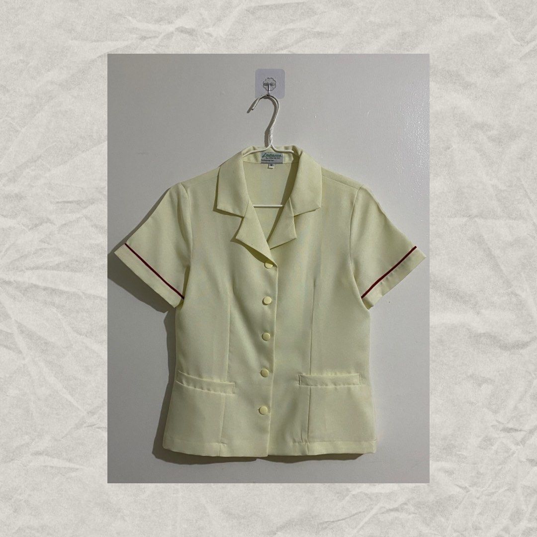 UST-AMV: TYPE A UNIFORM - BLOUSE (Category: Blouses) located in Manila. Submitted by reinegnvv (Listing ID 1317642889, Image 2). Description: UST-AMV: TYPE A UNIFORM ✅ Lightly Used ✅ Used for 2 Academic Years ✅ Stored during Pandemic ➡️ Size: Medium ➡️ Available Quantity: 2 ➡️ Sold: 4 ‼️ Non-negotiable RFS: Decluttering MODE OF PAYMENT -BDO -BPI -GCASH MODE OF DELIVERY -Grab -Lalamove MEET-UP LOCATIONS 📌CAVITE -SM Molino -Robinsons Townville (Bn