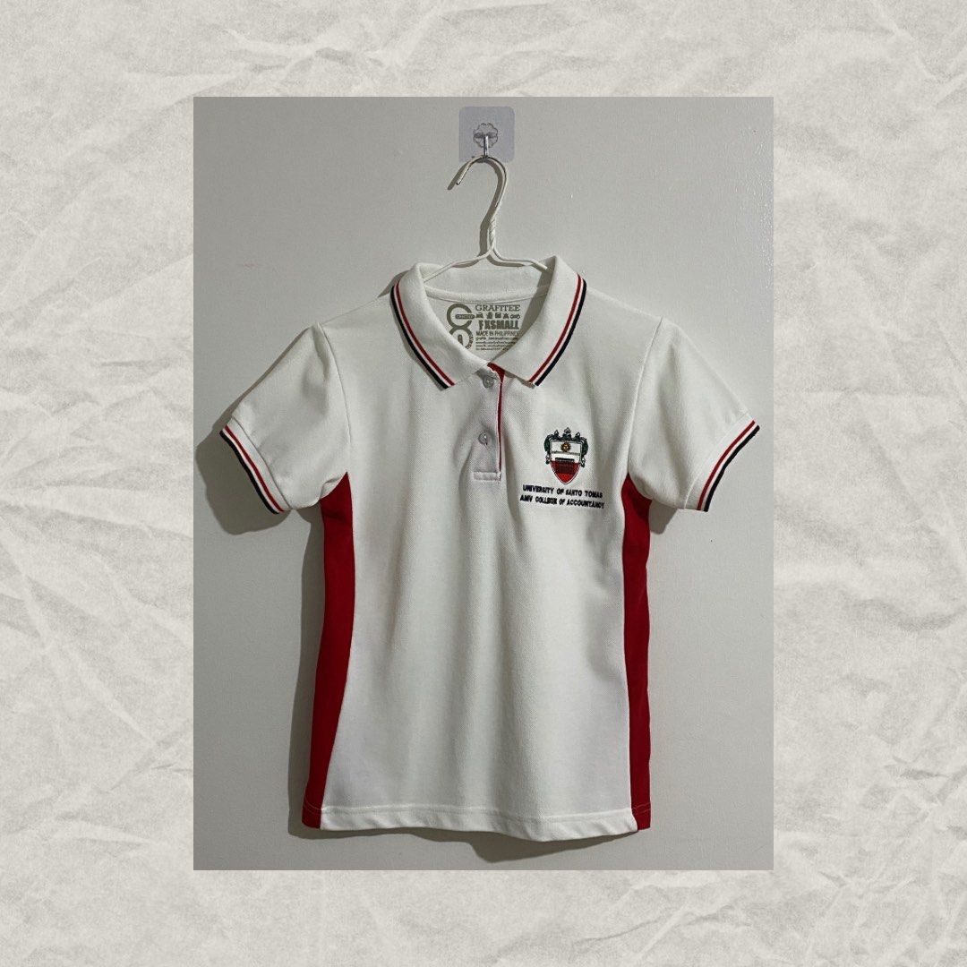 UST-AMV: TYPE B UNIFORM - POLO (Category: Others Tops) located in Manila. Submitted by reinegnvv (Listing ID 1317645475, Image 2). Description: UST-AMV: TYPE B UNIFORM - POLO ✅ Lightly Used ✅ Used for 2 Academic Years ✅ Stored during Pandemic ➡️ Size: XS ➡️ Available Quantity: 4 ‼️ Non-negotiable RFS: Decluttering MODE OF PAYMENT -BDO -BPI -GCASH MODE OF DELIVERY -Grab -Lalamove MEET-UP LOCATIONS 📌CAVITE -SM Molino -Robinsons Townville (BnT, Imu