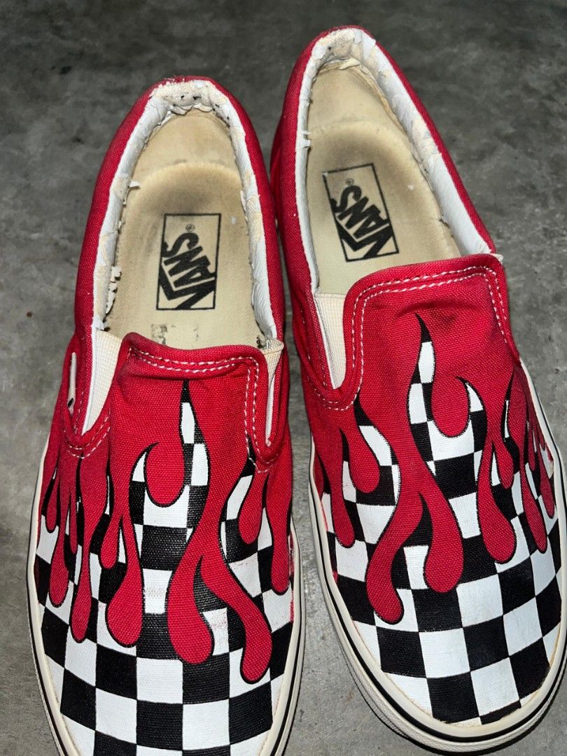 Checker flame authentic clearance
