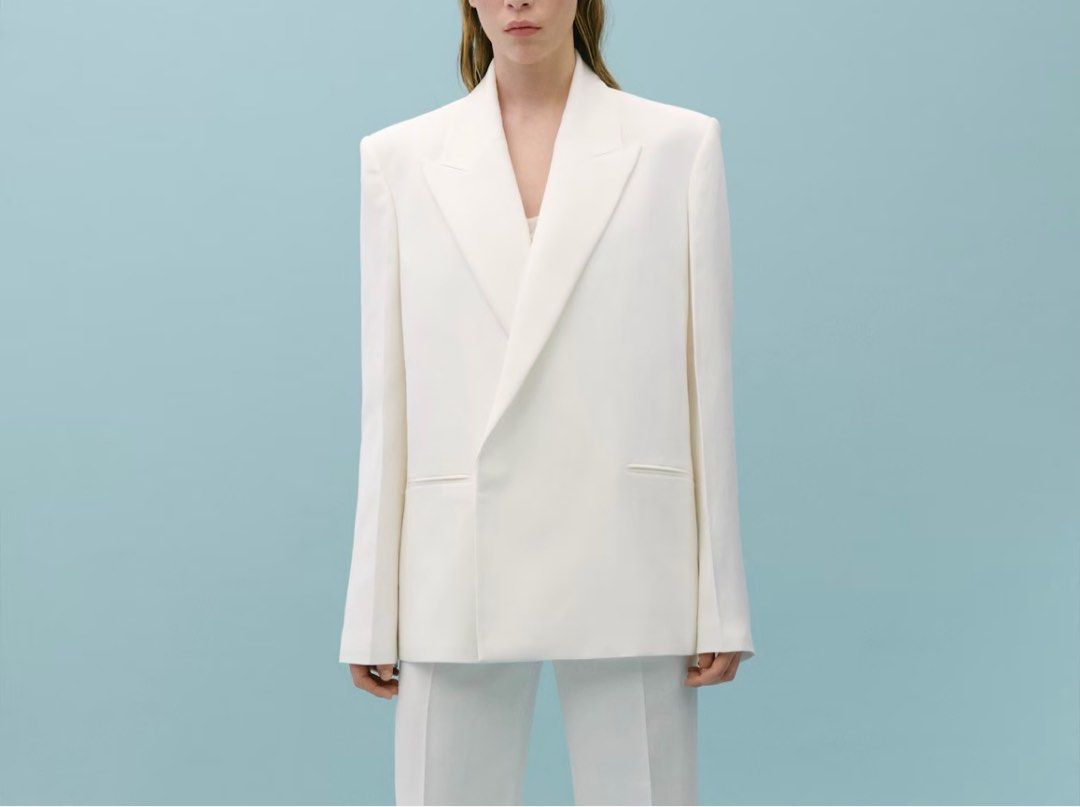 Victoria Beckham x Mango Jacket Blazer Women s Fashion Coats Jackets and Outerwear on Carousell